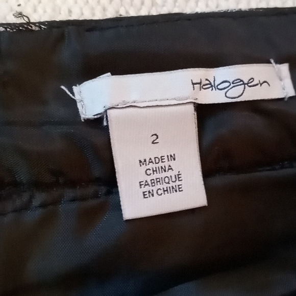 Blue camo A-line skirt - Picture 2 of 5